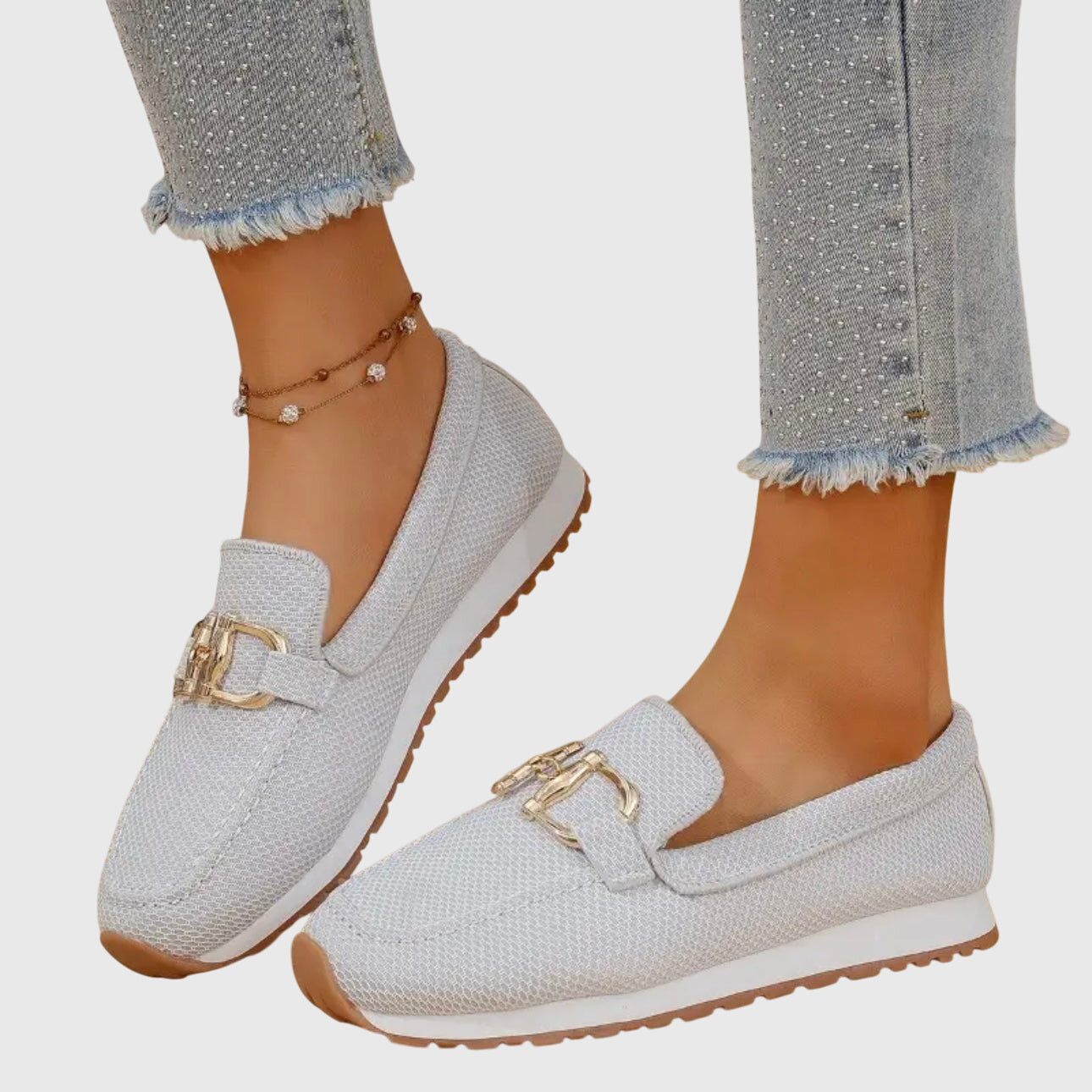 Chaussures orthopédiques Lili de Danoir Paris, baskets confortables en cuir avec semelle antidérapante, pour un style et soutien optimal.