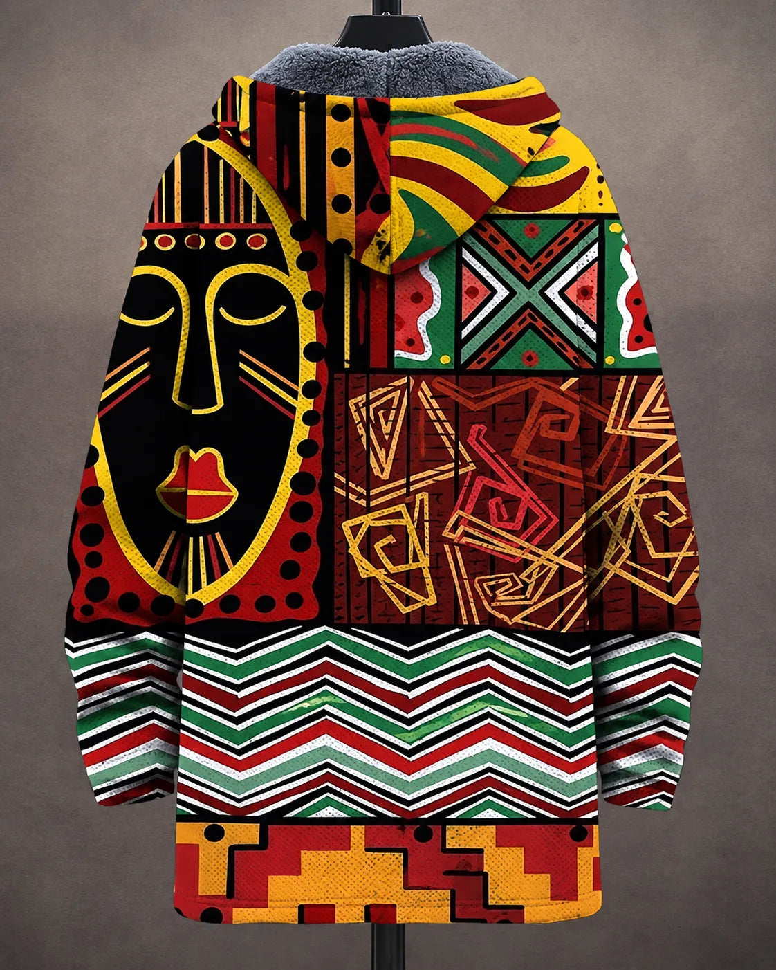 Veste à capuche Amara Danoir Paris avec imprimé artistique Heritage, en tissu doux et design tendance.