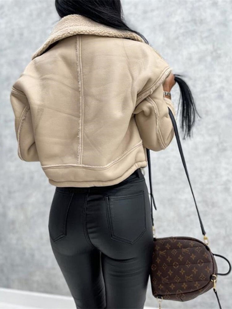 DANOIR® | VESTE EN CUIR AVEC LAINE