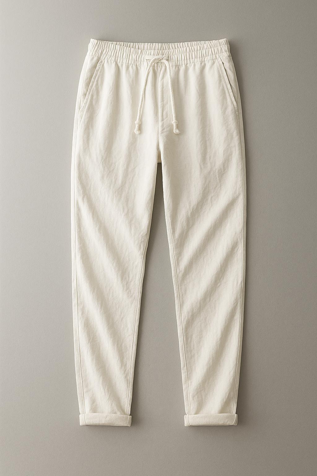 Pantalons élégants en lin Lago de Danoir Paris, tissu léger, coupe moderne, parfaits pour un look chic et confortable.