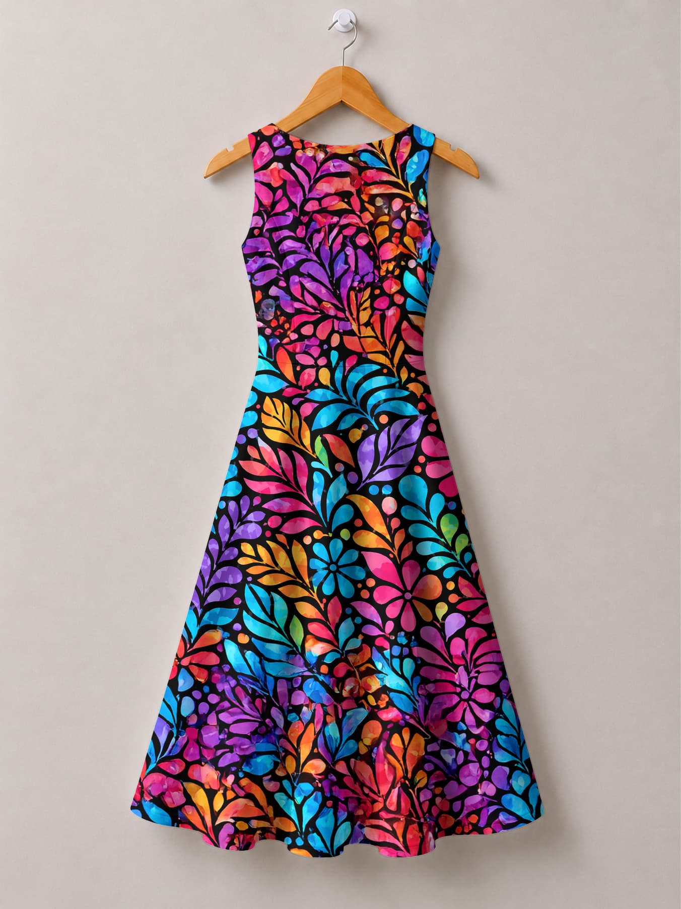 Robe corset Rangi de Danoir Paris vue de dos, robe élégante en tissu noir avec détails de corset, pour une silhouette flatteuse.