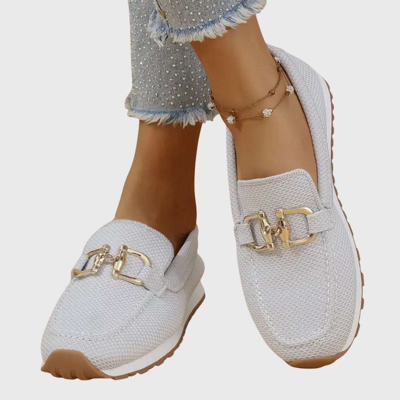 Chaussures orthopédiques Lili de Danoir Paris, sneakers confortables en cuir avec semelle antidérapante et design élégant.