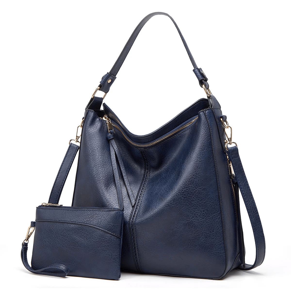 Sac à main en cuir vintage classique Étoile de Ville de Danoir Paris, avec poignées et détails élégants visibles sur l'image.