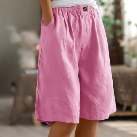 Shorts de confort Renee™ de Danoir Paris en vert army, doux et ajustés, parfaits pour le confort quotidien.