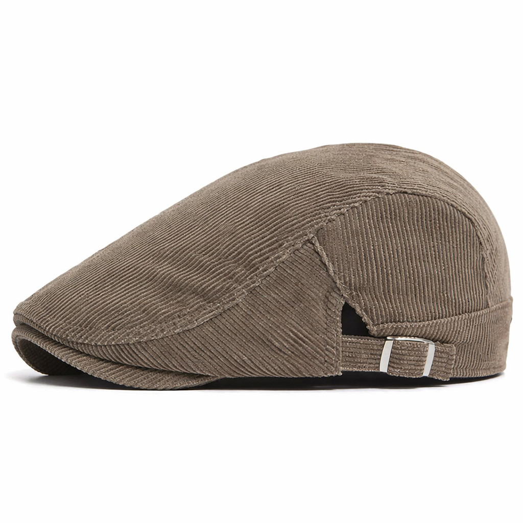 Niche en corduroy beige Danoir Paris Bloom™ pour animal de compagnie, doux et confortable.