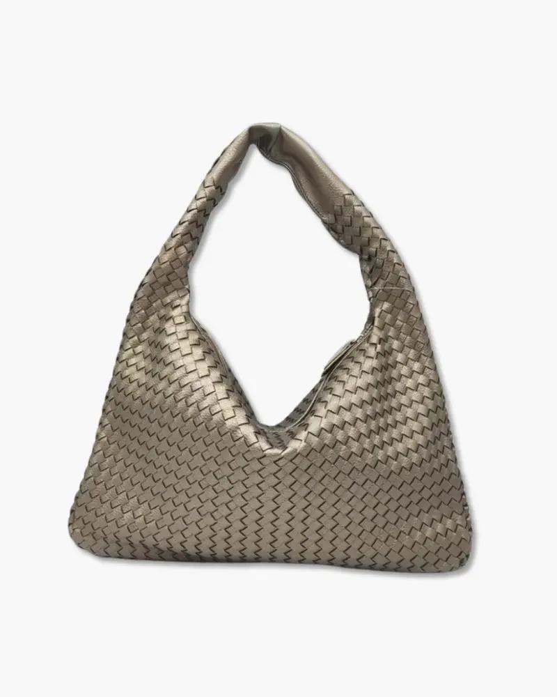 Sac à main noir Danoir Paris The London, en cuir élégant avec poignées et finition raffinée visible sur l'image.