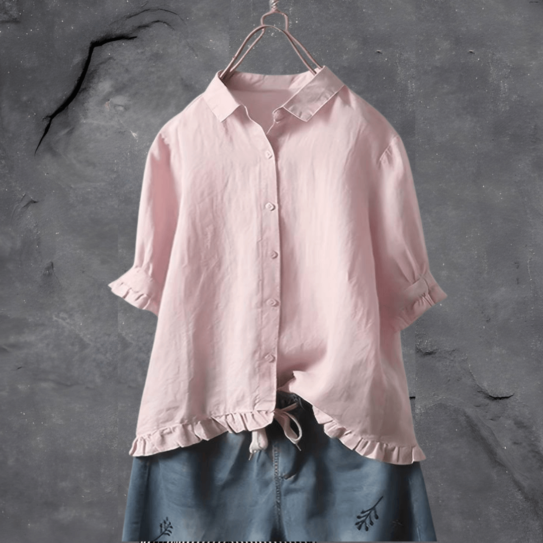 Chemise élégante Danoir Paris Carey en coton bleu marine, style polyvalent et coupe classique pour homme.