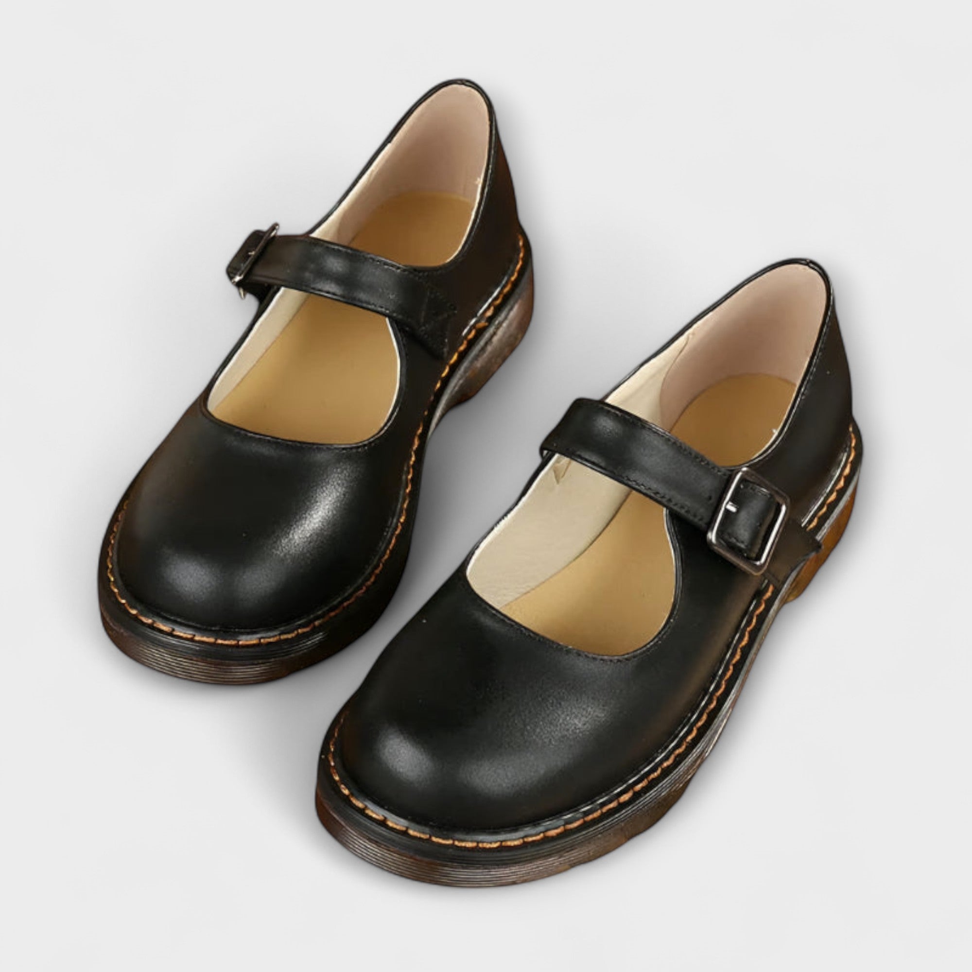 Semelle épaisse Théodora™ pour bébés de Danoir Paris, couleur brun, confortable et adaptée aux petits pieds.
