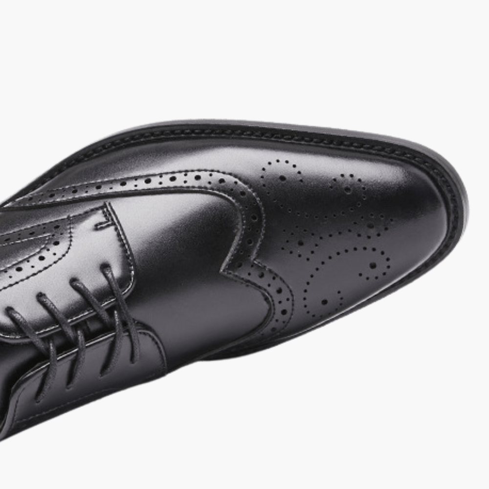 Chaussures homme Danoir Paris Santorini en brun, élégantes avec semelle rehaussante de 6 cm, vue de profil.