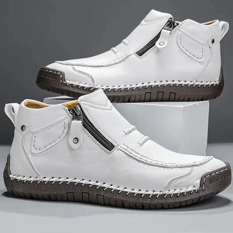 Chaussures Mauricio™ Marche Sereine en cuir de vachette de luxe, édition premium, couleur brun par Danoir Paris.