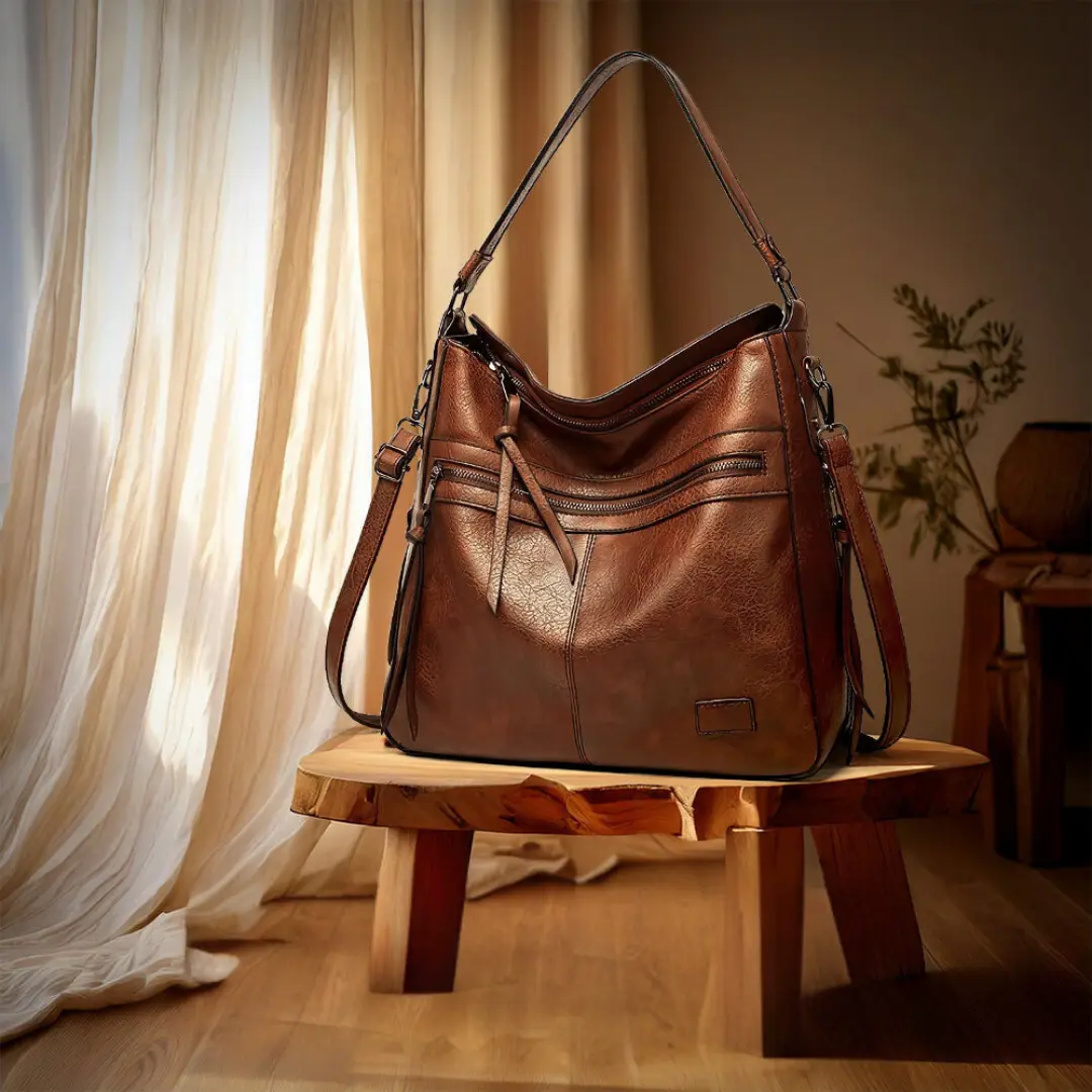 Sac Lilla Danoir Paris, sac opulent au design intemporel, en cuir élégant avec poignée raffinée et détails sophistiqués.