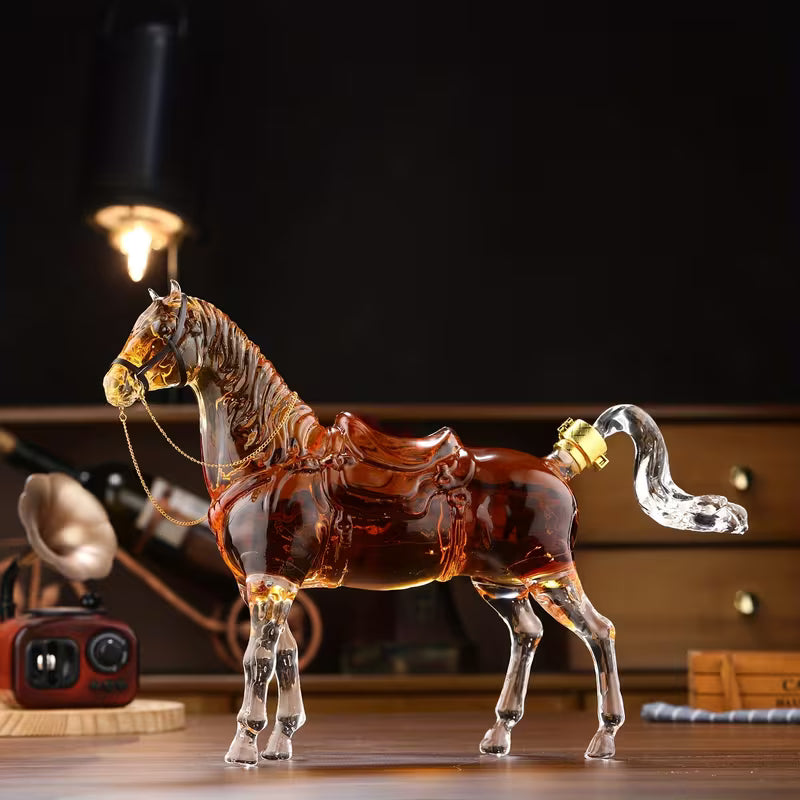 Carafe à whisky Danoir Paris Édition Konna en verre élégant, avec bouchon, pour servir et conserver le whisky.
