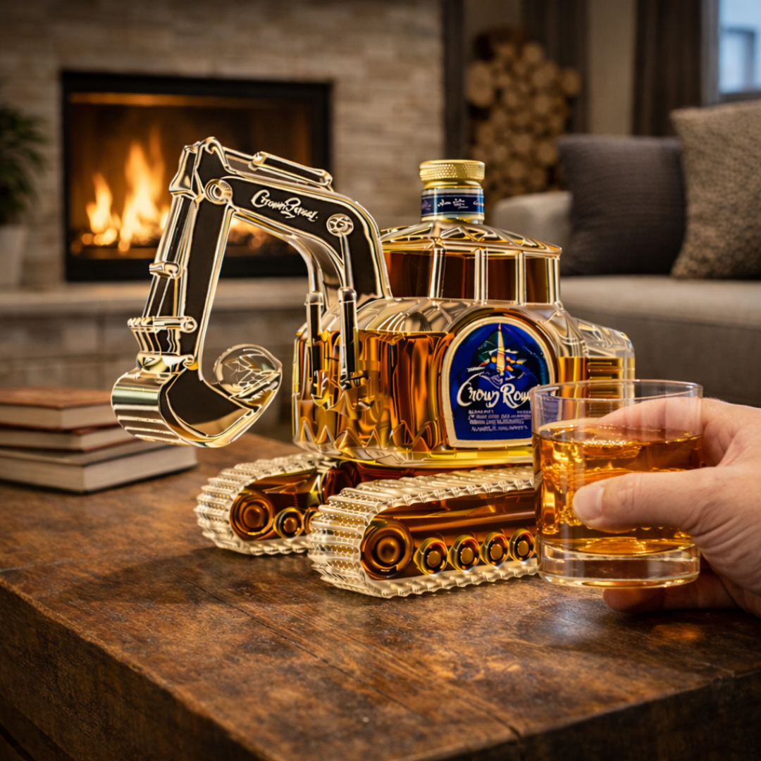 Carafe à whisky Danoir Paris Édition Koparki en verre avec bouchon, élégante et raffinée pour servir le whisky.