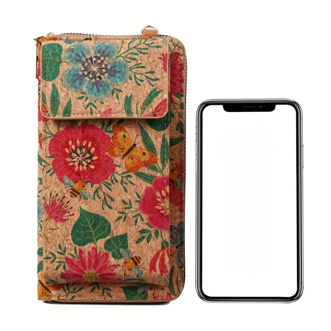 Sac à bandoulière boho-florale Nina de Danoir Paris, accessoire mode avec motif floral et design tendance.
