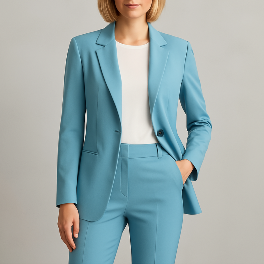 Veste Victoria Danoir Paris en crudo, style élégant et intemporel, avec coupe raffinée et détails sophistiqués.