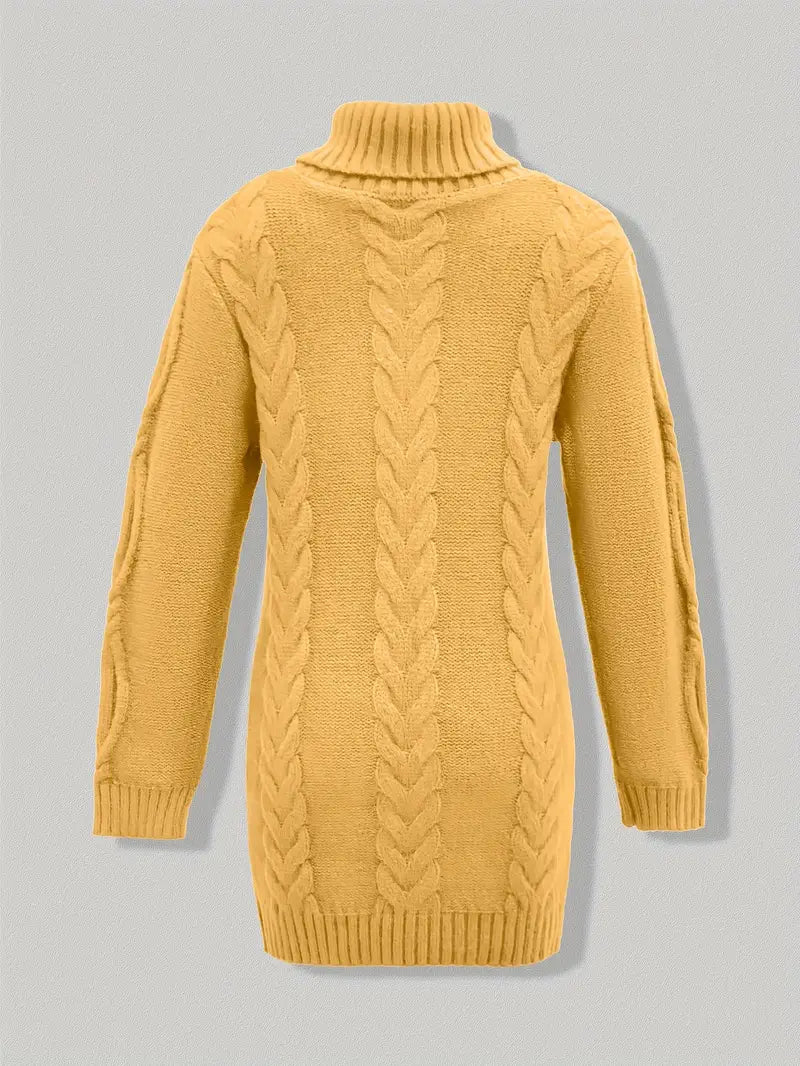 Robe turtleneck élégante Narda de Danoir Paris en cramoisi, taille XS, tissu fluide et sophistiqué.