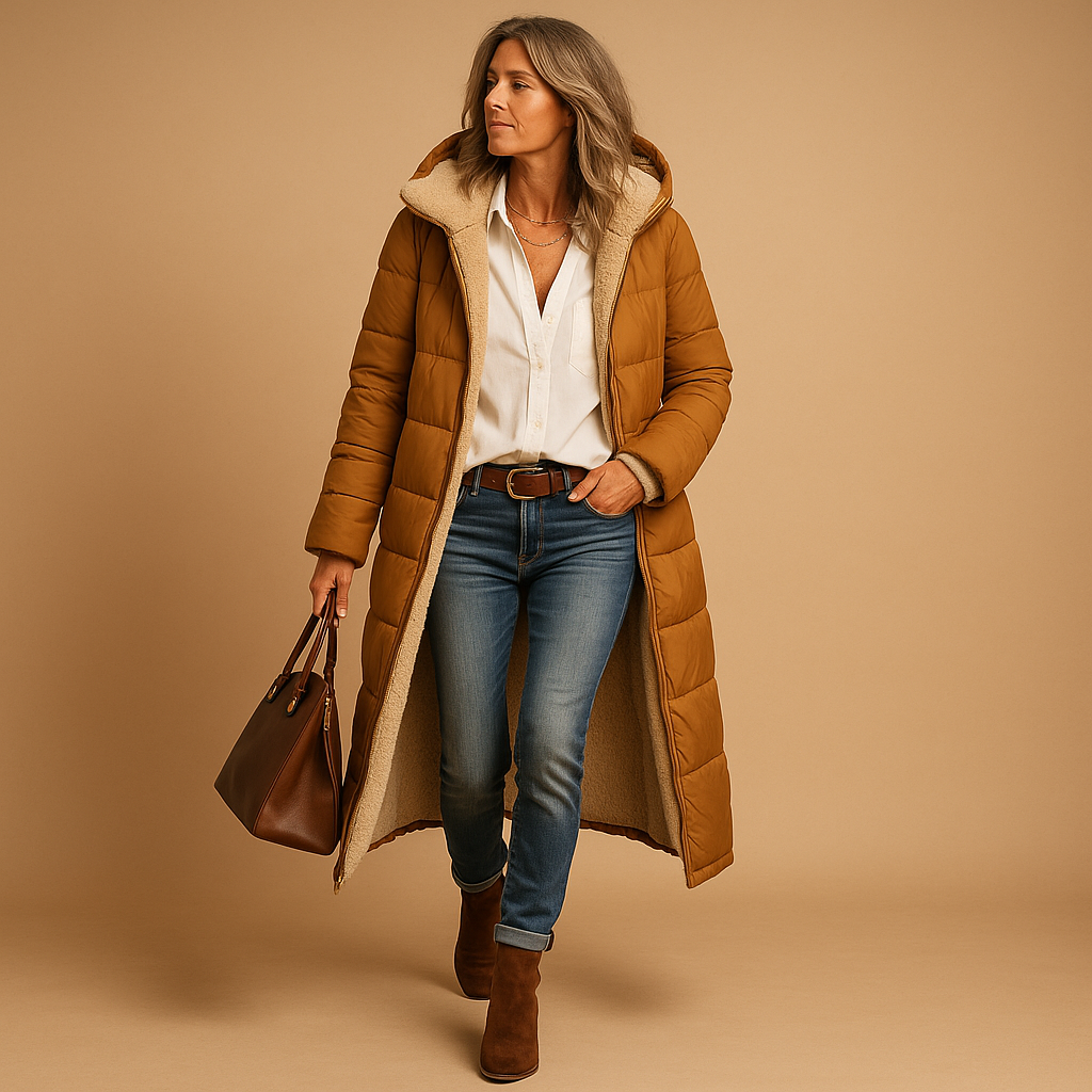 Manteau d'hiver chic noir Cassandra de Danoir Paris, coupe élégante et moderne, pour femmes.