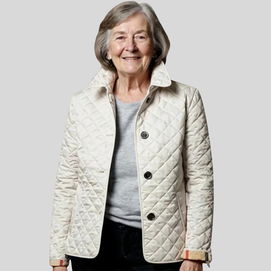 Veste matelassée élégante Danoir Paris Verity en bleu, style sophistiqué et finition raffinée, pour un look chic et chaud.
