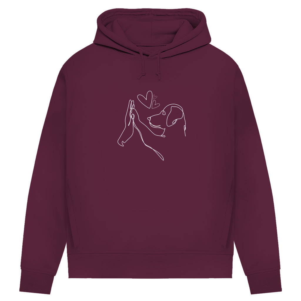 Sweat doux blanc pour amis à quatre pattes de la marque Danoir Paris, modèle FR1112, en tissu confortable.
