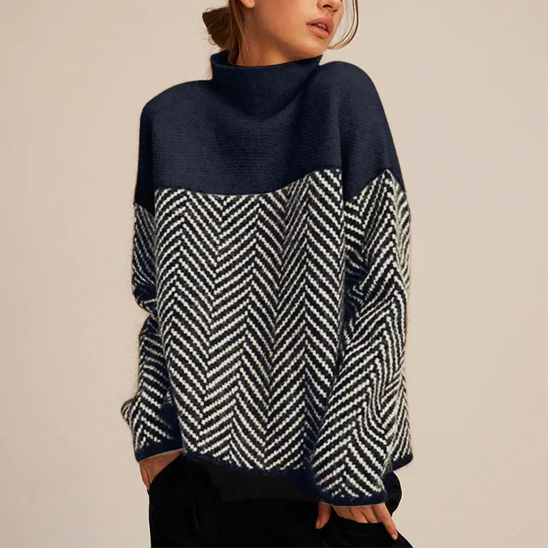 Pull printanier beige Danoir Paris Mira FR1186, élégant pull léger à motif floral, taille XS-M, vue de face.