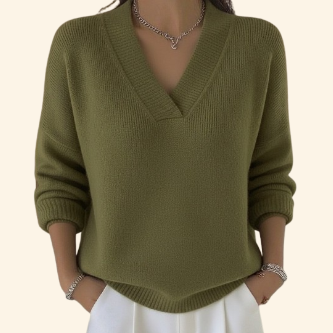 Pull Danoir Paris Noor en rouge, élégant et confortable, avec un design moderne et finition soignée.