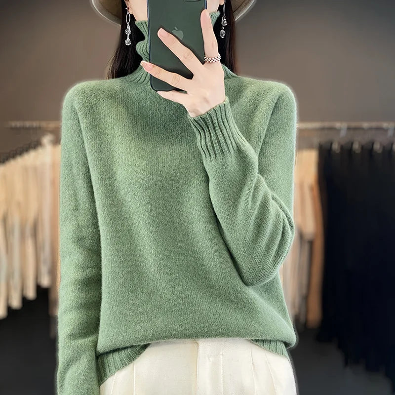 Pull cachemire chic Seraphine de Danoir Paris en couleur camel, doux et élégant, avec un style raffiné.