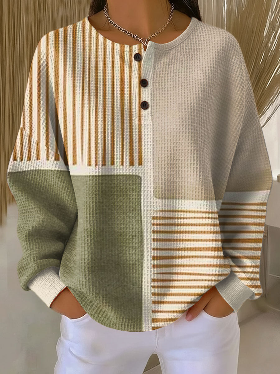 Pull chaud et équilibré Sofie de Danoir Paris, multicolore, parfait pour rester au chaud avec style.