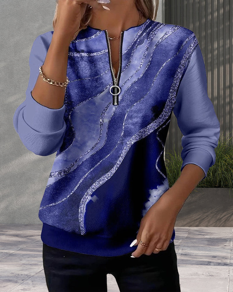 Sweatshirt décontracté vintage Danoir Paris Lera en tissu café, style confortable et tendance pour un look décontracté.