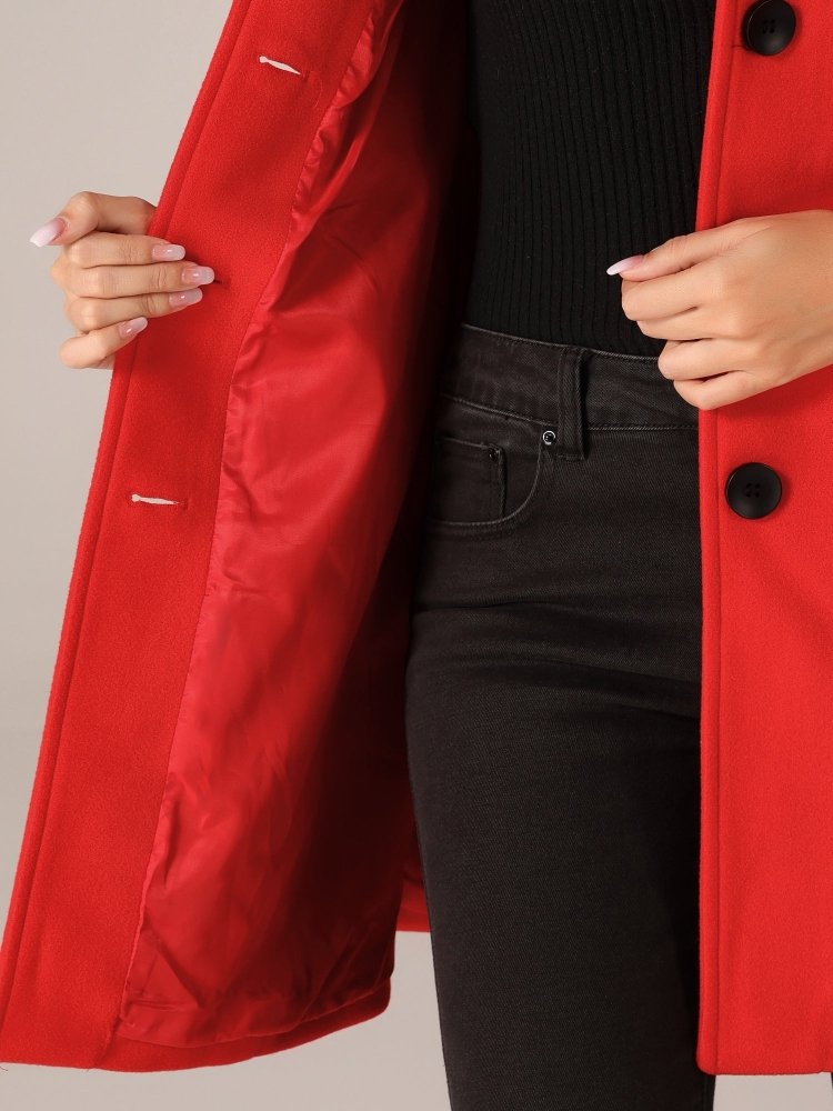 Manteau hivernal gris Danoir Paris Helena FR1450 en XS, élégant et chaud, porté sur un mannequin.
