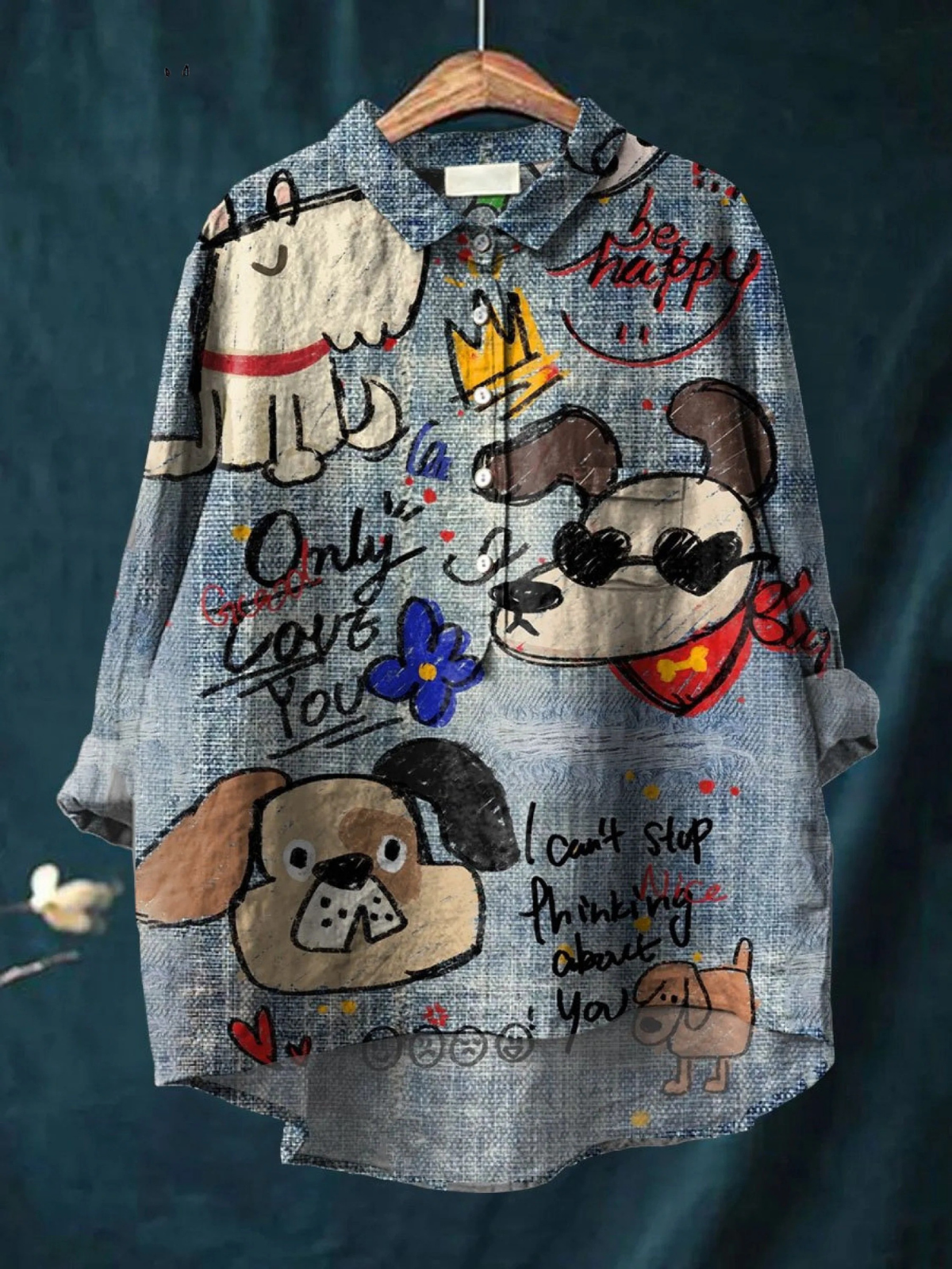 T-shirt léger décontracté Millie de Danoir Paris, multicolore, en coton, porté par un mannequin, style casual et confortable.