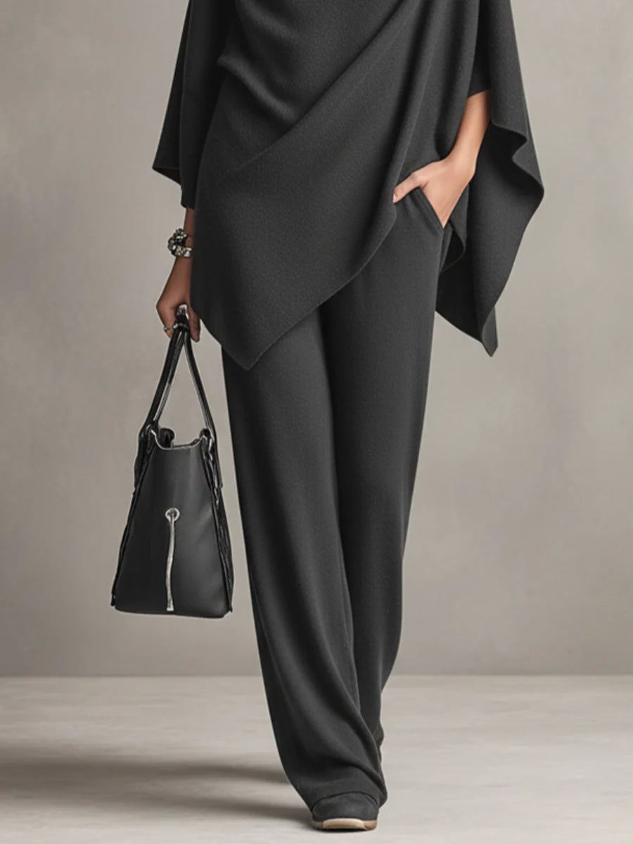 Veste décontractée chic Danoir Paris Seraphine en noir, élégance décontractée pour un style sophistiqué et moderne.