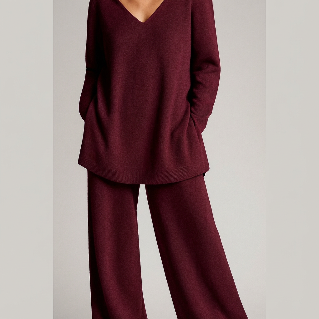 Ensemble chic et confortable Anny de Danoir Paris en noir, idéal pour un style élégant et décontracté.