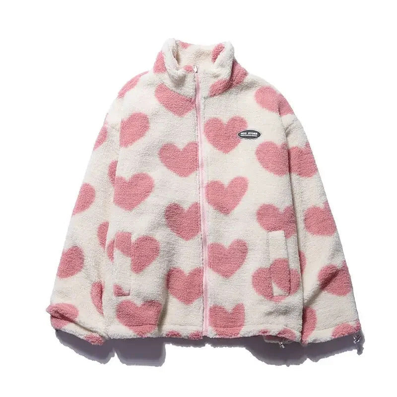 Veste réversible élégante Danoir Paris AlpenNord FR1562 en rose, tissu doux et design sophistiqué.