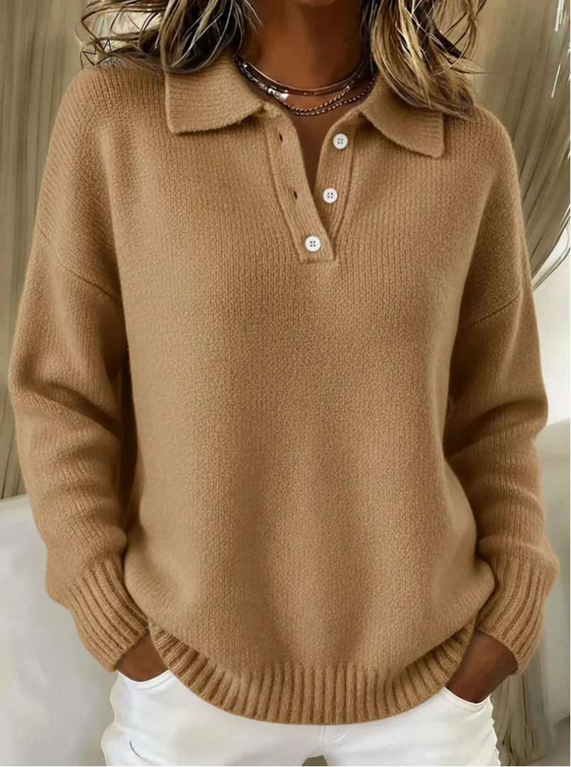 Pull décontracté Danoir Paris Herra en bleu, confortable et décontracté, avec détails modernes, pour un style casual.