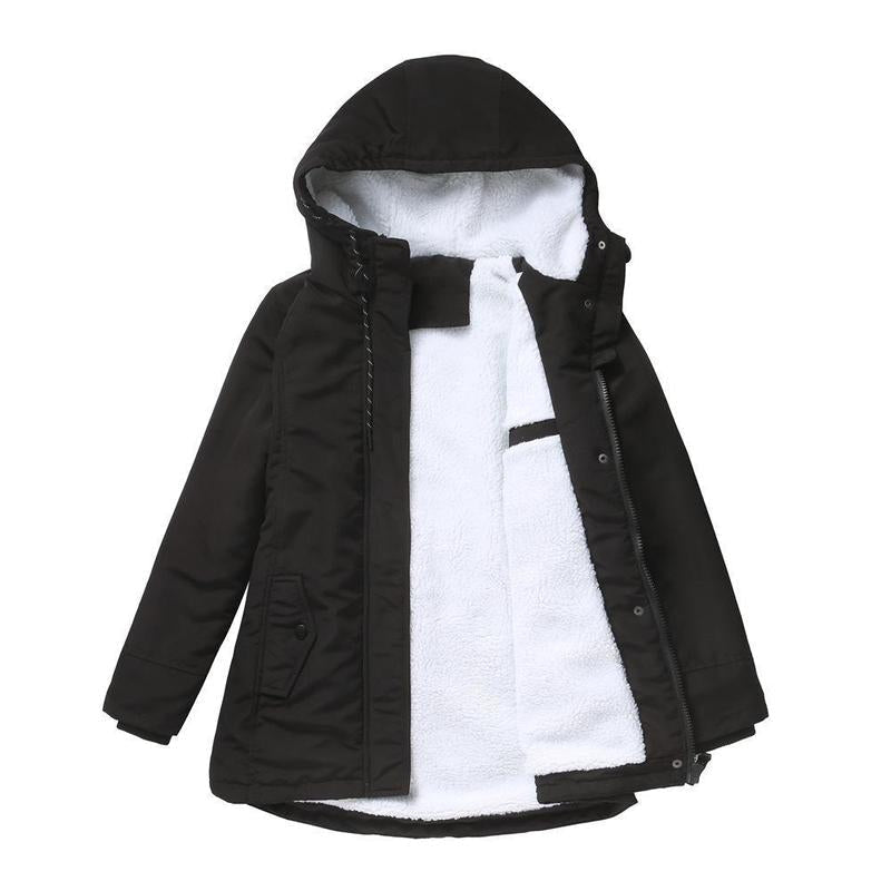 Manteau hivernal élégant Amina de Danoir Paris en rose, style sophistiqué et chaud pour l'hiver.