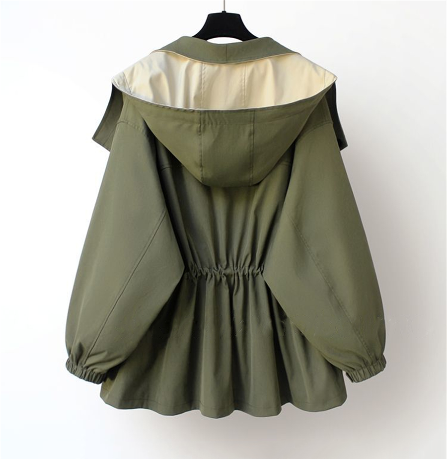 Veste élégante anti-pluie blanche Danoir Paris FR907, style sophistiqué, tissu imperméable, coupe moderne.