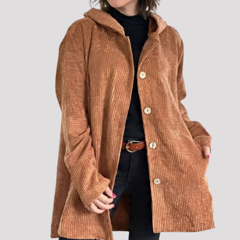 Veste en velours Isabelle de Danoir Paris, modèle FR958, couleur bordeaux, veste confortable pour femme.