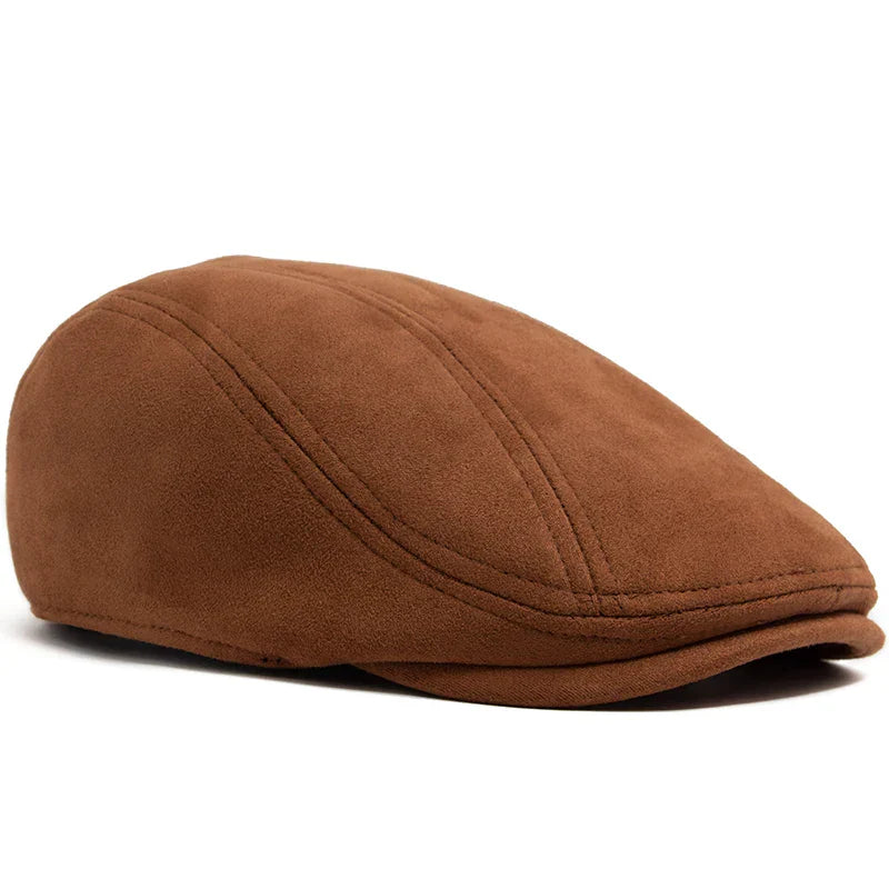 Chapeau Bloom™ Klassiek en suède gris de Danoir Paris, style élégant avec bord large et finition soignée.