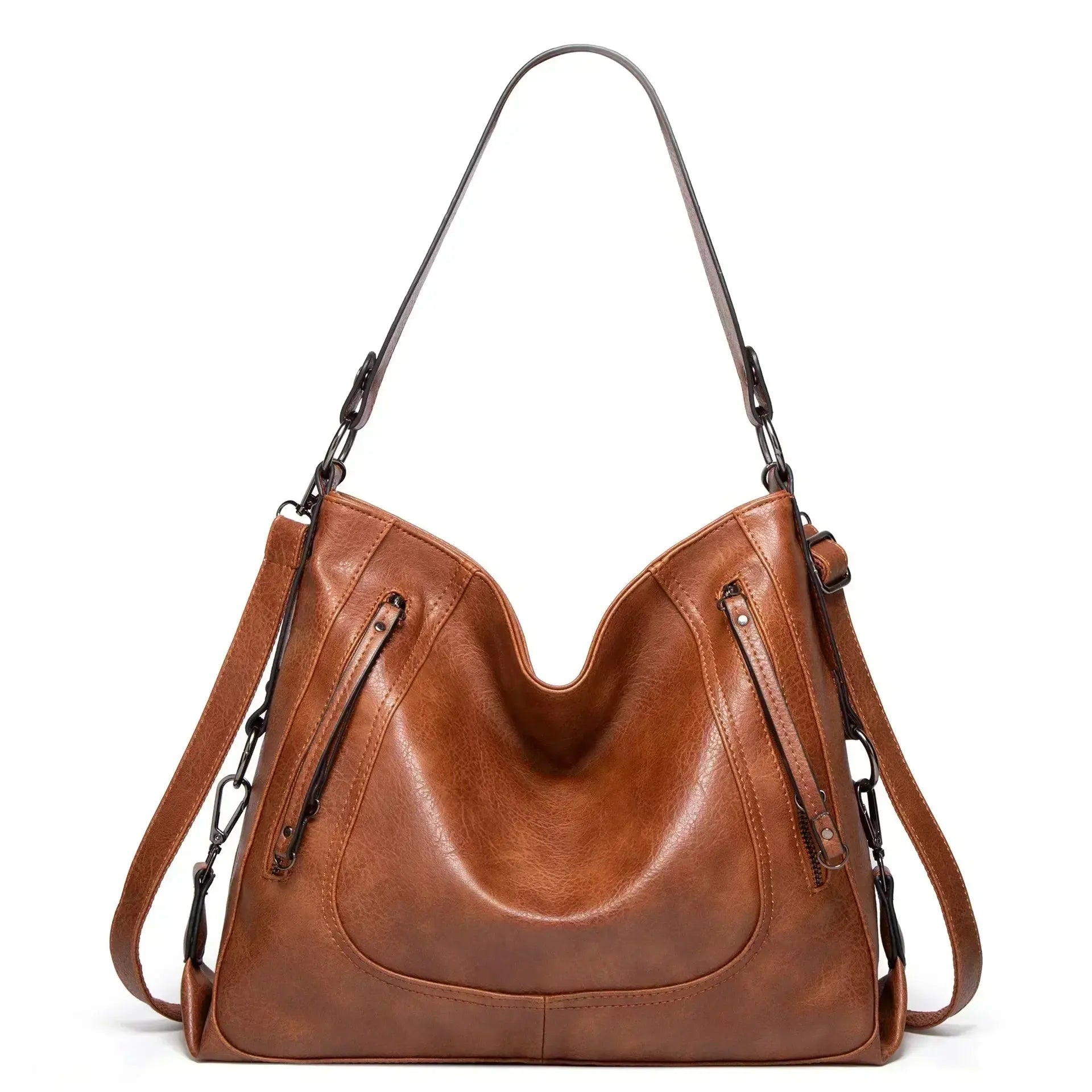 Sac Nora Danoir Paris gris, élégant et pratique, avec poignées et compartiments pour un style quotidien sophistiqué.