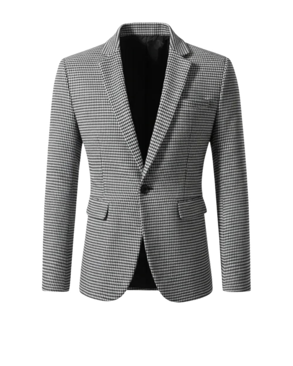 Veste blazer pour homme Danoir Paris en gris clair, style premium, avec col et boutons, tissu élégant et ajusté.