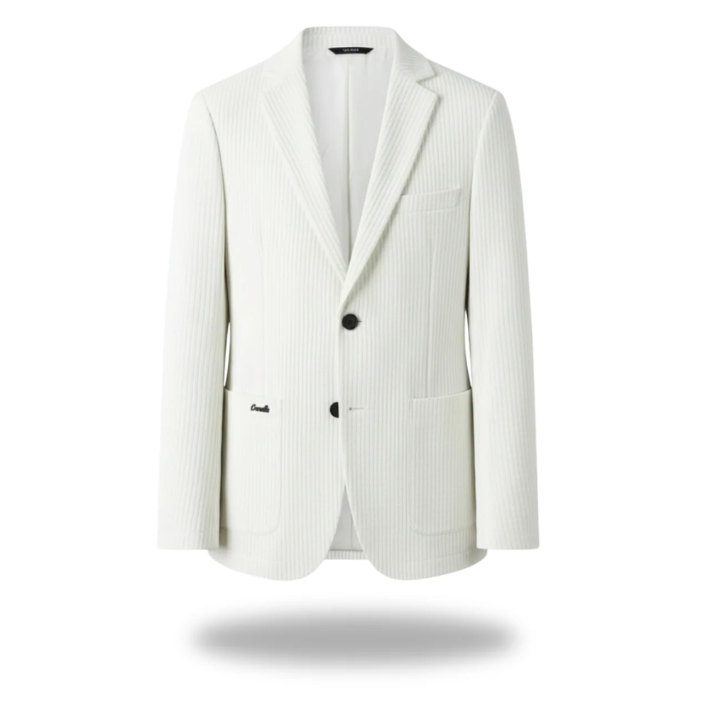 Blazer gris Danoir Paris pour hommes, veste élégante et polyvalente avec coupe moderne et détails soignés.