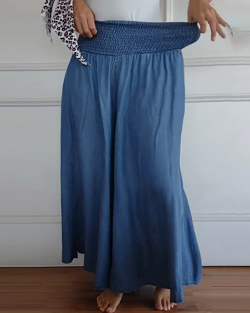 Jupe élastique chic Danoir Paris Mira en tissu gris, élégante et ajustée, pour un style moderne et sophistiqué.
