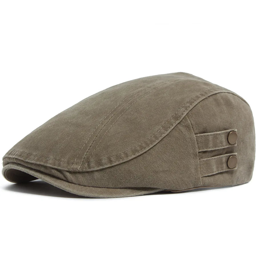 Chapeau vintage pour homme Bloom™ de Danoir Paris, en tissu vert avec design classique et détails élégants.