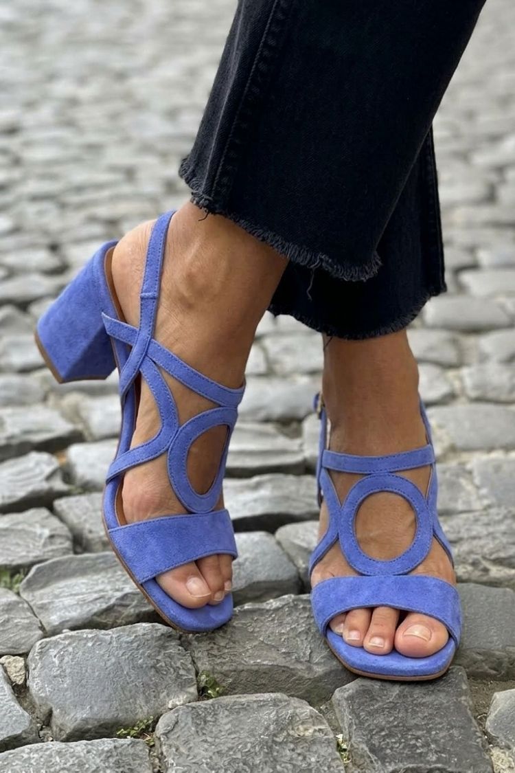 Sandales d'été Vivace Valentina de Danoir Paris, jaunes, en toile avec semelle plate, pour femme.