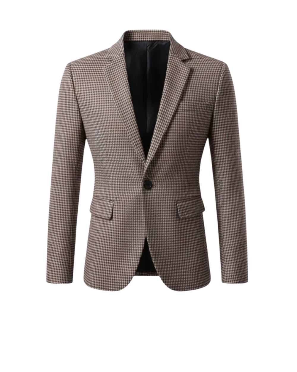 Blazer Danoir Paris pour hommes en kaki, coupe confortable, tissu léger, adapté pour un style élégant et décontracté.