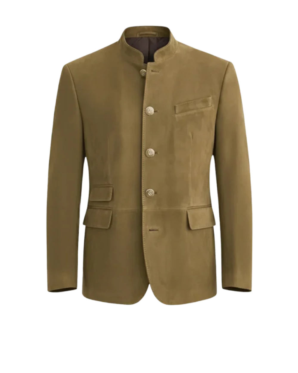 Blazer homme respirant Danoir Paris en kaki, veste élégante en tissu léger pour un style sophistiqué et confortable.