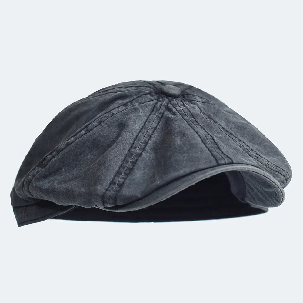 Chapeau vintage en coton léger Bloom™ de Danoir Paris, couleur vert clair, avec design classique et texture douce.