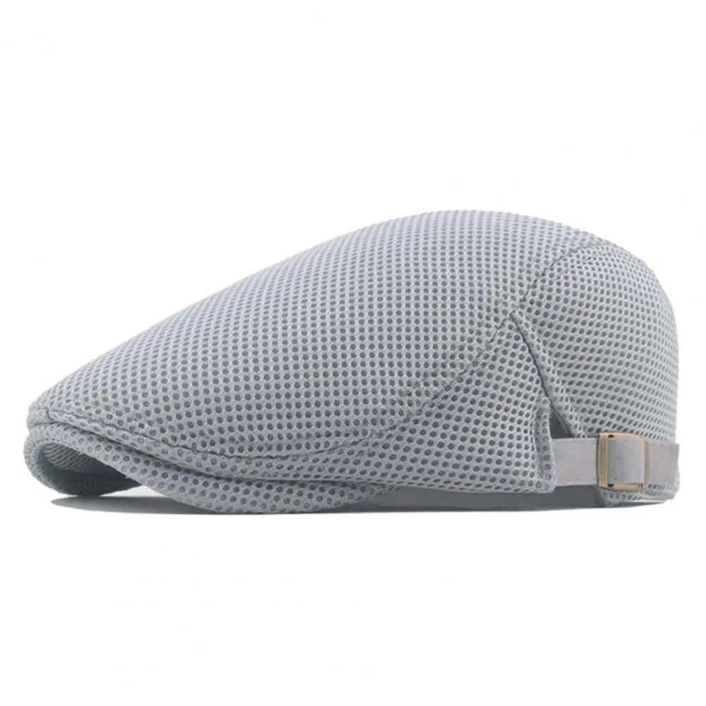 Chapeau homme Danoir Paris Bloom™ en tissu respirant bleu marine, idéal pour l'été, avec style moderne et confort.