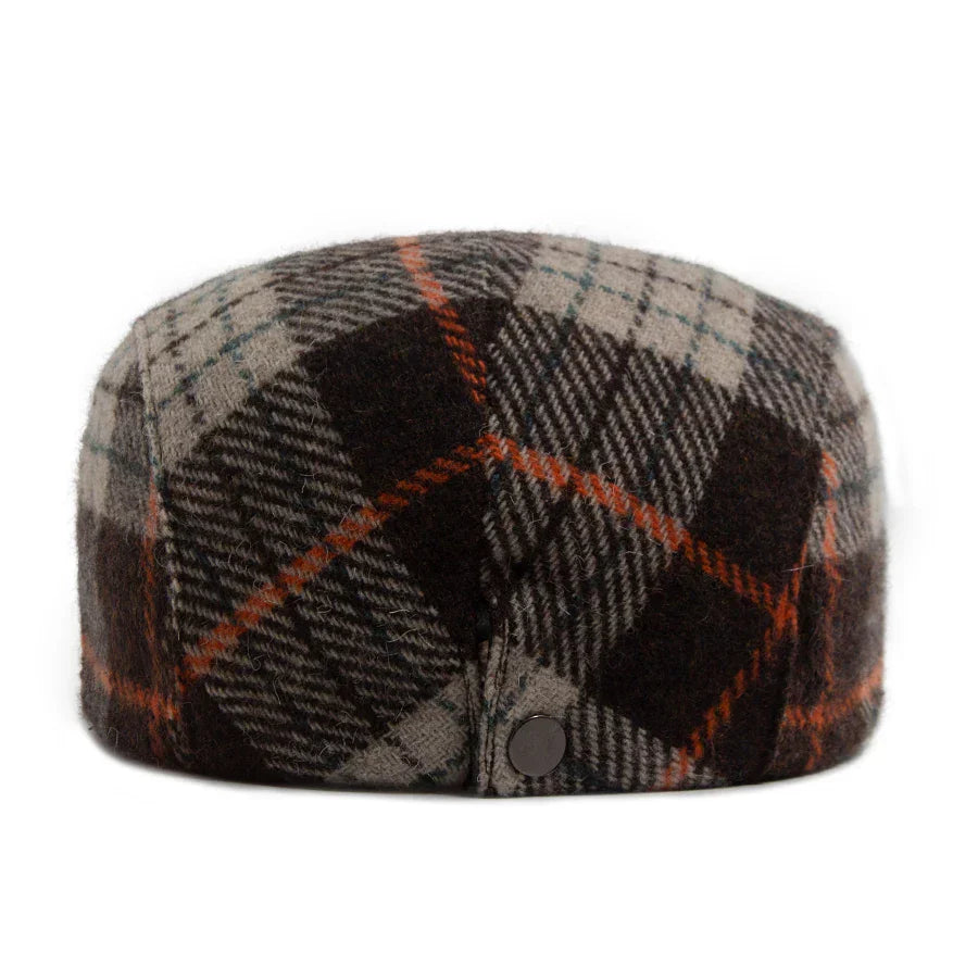 Casquette classique Danoir Paris Bloom™ pour hommes, en tissu marin, vue de face avec logo brodé.