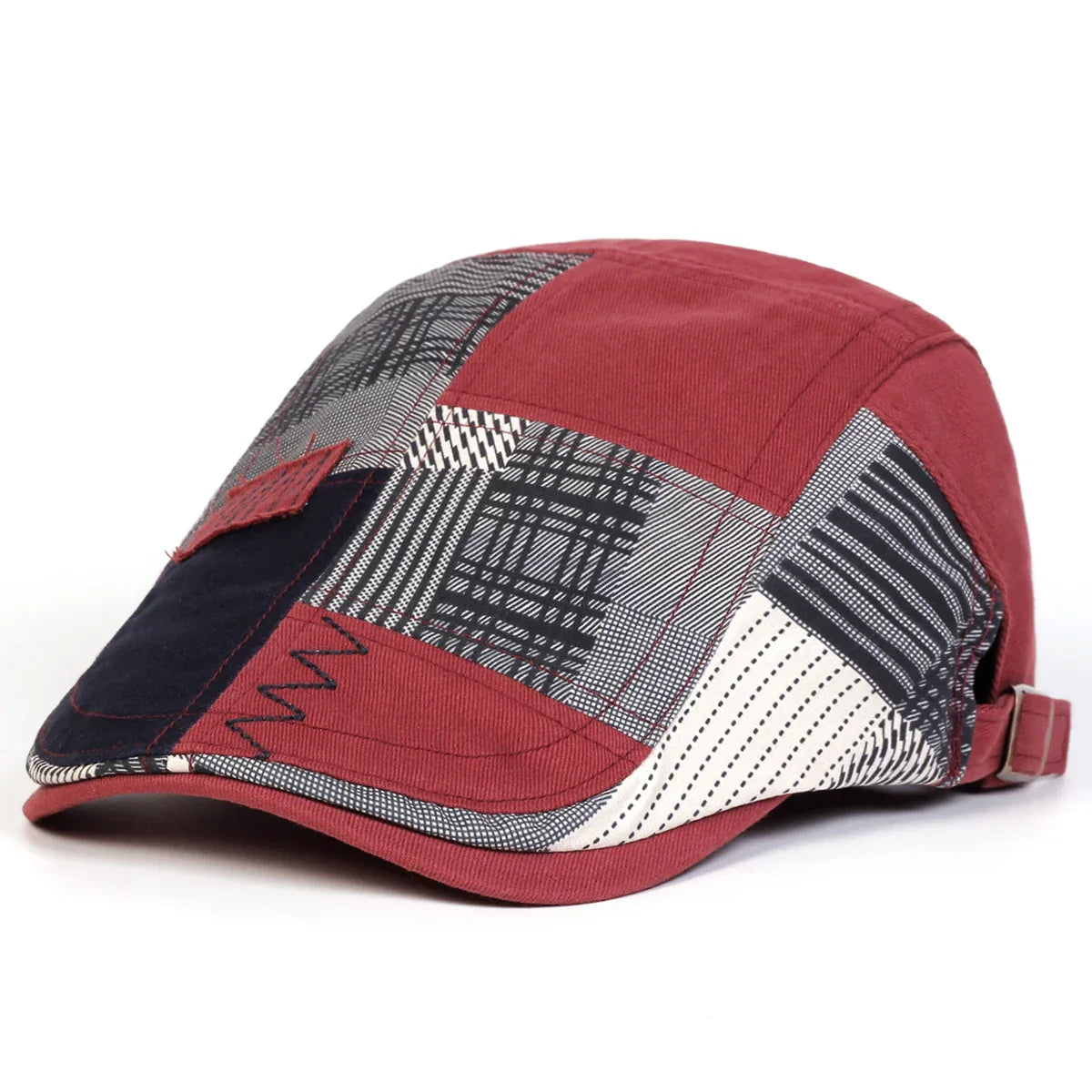 Manteau pour homme Danoir Paris Bloom™ Patchwork, tissu marine avec motifs patchwork, style élégant et chaud.